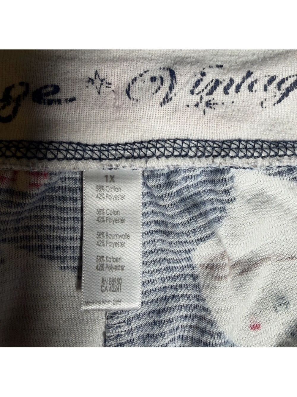 PJ Salvage Pajama Pants Ladies 1X - Picture 3 of 5
